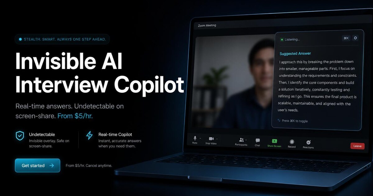 Preptail — Invisible AI Interview Copilot for Real Interviews